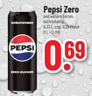 Pepsi Zero Angebote von Pepsi bei Trinkgut Weinheim für 0,69 €