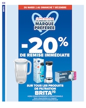 Promos Brita dans le catalogue "UN Noël POUR TOUS LES GOÛTS" de Carrefour à la page 6 Promos Brita dans le catalogue "UN Noël POUR TOUS LES GOÛTS" de Carrefour à la page 6