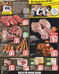 Schweinefleisch Angebot im aktuellen EDEKA Prospekt auf Seite 4