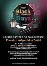 Aktueller Vorwerk Elektromärkte Prospekt für Dunningen: Black Days mit 13} Seiten, 25.11.2024 - 02.12.2024