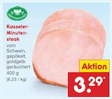 Kasseler-Minutensteak im Netto Marken-Discount Prospekt Kasseler-Minutensteak von im aktuellen Netto Marken-Discount Prospekt für 3,29 €