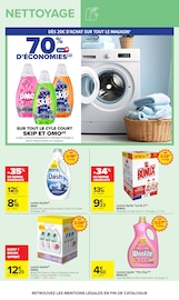 Promos Lessive Liquide dans le catalogue "Carrefour" de Carrefour Lessive Liquide en promo dans le catalogue Carrefour à la page 63