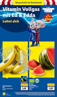 Bananen im Lidl Prospekt "LIDL LOHNT SICH" mit 65 Seiten (Remscheid)