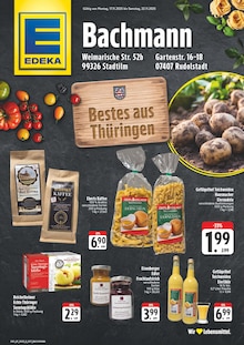 Aktueller EDEKA Prospekt "Wir lieben Lebensmittel!" für Rudolstadt Aktueller EDEKA Prospekt für Rudolstadt mit Seiten