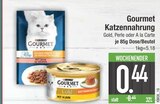 Katzennahrung Gold, Perle oder A la Carte von Gourmet im aktuellen EDEKA Prospekt für 0,44 €