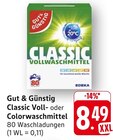 Classic Vollwaschmittel im Angebot bei E center in Kirchheim Classic Vollwaschmittel Angebote von Gut & Günstig bei E center Kirchheim für 8,49 €