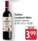 Wein Angebote von Lamberti bei E center Bruchsal für 3,99 €