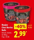 Choc Berries Balls Angebote von Boujee bei Lidl Dresden für 2,99 €