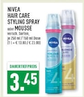HAIR CARE STYLING SPRAY im Angebot bei Marktkauf in Marl HAIR CARE STYLING SPRAY Angebote von NIVEA bei Marktkauf Marl für 3,45 €