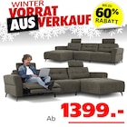 Aktuelles Bronx Ecksofa Angebot bei Seats and Sofas in Düsseldorf ab 1.399,00 €