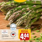 Grüner Spargel von  im aktuellen REWE Prospekt für 4,44 €