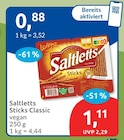 Saltletts Sticks Classic von Lorenz für 0,88 € bei budni im Angebot Saltletts Sticks Classic von Lorenz im aktuellen budni Prospekt