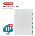 Register PP DIN A4 von Herlitz im aktuellen V-Markt Prospekt