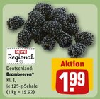 Brombeeren im Angebot bei REWE in Gießen Brombeeren Angebote von REWE Regional bei REWE Gießen für 1,99 €
