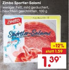 Sportler-Salami bei Netto Marken-Discount in Monheim Sportler-Salami im Angebot bei Netto Marken-Discount Monheim für 1,39 €