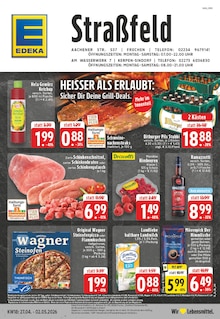 Bitburger im EDEKA Prospekt "Aktuelle Angebote" mit 24 Seiten (Bergheim)
