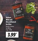 Wild mit Hirschfleisch im Glas Angebote von Deluxe bei Lidl Singen für 3,99 €
