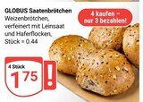 Aktuelle Wecker Angebote bei GLOBUS in Duisburg Aktuelles Saatenbrötchen Angebot bei GLOBUS in Duisburg ab 1,75 €