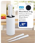 Messerblock, 6-tlg. im ALDI SÜD Prospekt Messerblock, 6-tlg. von Crofton im aktuellen ALDI SÜD Prospekt für 9,99 €