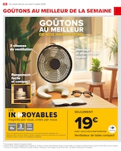 Ventilateur Angebote im Prospekt "SPÉCIAL PIQUE-NIQUE" von Carrefour Ventilateur Angebote im Prospekt "SPÉCIAL PIQUE-NIQUE" von Carrefour auf Seite 54