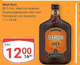 Rum Angebote von Stroh bei GLOBUS Mannheim für 12,00 €
