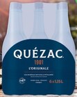Eau Minérale Naturelle Gazeuse - QUEZAC en promo chez U Express Pau à 0,89 €