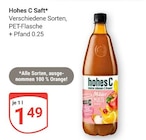 Hohes C im Angebot bei GLOBUS in Castrop-Rauxel Hohes C Angebote bei GLOBUS Castrop-Rauxel für 1,49 €