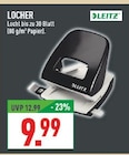Locher Angebote von Leitz bei Marktkauf Bottrop für 9,99 €