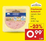 Frischwurst-Aufschnitt Angebote bei Netto Marken-Discount Arnsberg für 0,99 €