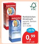 Direktsaft von Rotbäckchen im aktuellen budni Prospekt