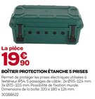 Boîtier Protection Étanche 5 Prises à 19,90 € dans le catalogue Gedimat