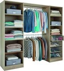 Kit dressing Qazar effet chêne L. 220 x H. 200 x P. 48 cm - Castorama à Toulon Kit dressing Qazar effet chêne L. 220 x H. 200 x P. 48 cm en promo chez Castorama Toulon à 149,00 €