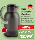 Isolierkanne »Samba« von EMSA für 12,99 € bei Kaufland im Angebot Isolierkanne »Samba« von EMSA im aktuellen Kaufland Prospekt
