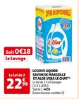 LESSIVE LIQUIDE SAVON DE MARSEILLE ET ALOE VERA - LE CHAT(1) en promo chez Auchan Supermarché Vincennes à 22,99 €