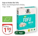 Bio Tofu Natur Angebote von Soja so lecker bei GLOBUS Herne für 1,99 €