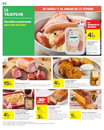 Prix et réduction Choucroute dans le prospectus Carrefour Market en cours Offre Choucroute dans le catalogue Carrefour Market du moment à la page 20