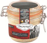Foie gras de canard entier du Sud-Ouest IGP - DELPEYRAT dans le catalogue Carrefour