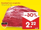 Roastbeef vom Jungbullen Angebote bei Netto Marken-Discount Hof für 2,22 €