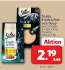 Fresh & Fine Angebote von Sheba bei Markant Nordwest Bad Oeynhausen für 2,19 €