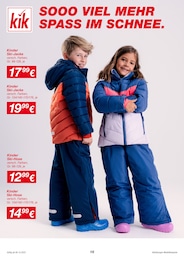KiK Kinderjacke im Prospekt 