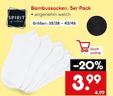 Bambussocken Angebote von SPIRIT of colours bei Netto Marken-Discount Hilden für 3,99 €