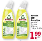 WC-Reiniger Zitrone im Angebot bei E center in Rastatt WC-Reiniger Zitrone Angebote von Frosch bei E center Rastatt für 1,99 €