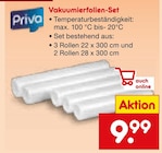 Vakuumierfolien-Set im Angebot bei Netto Marken-Discount in Ettlingen Vakuumierfolien-Set Angebote von Priva bei Netto Marken-Discount Ettlingen für 9,99 €