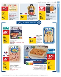Prix et réduction Poisson dans le prospectus Carrefour en cours Offre Poisson dans le catalogue Carrefour du moment à la page 7