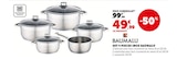Set 9 pièces inox - Baumalu - Hyper U à La Rochelle Set 9 pièces inox - Baumalu en promo chez Hyper U La Rochelle à 49,99 €