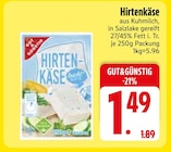 Hirtenkäse bei EDEKA im Aidenbach Prospekt für 1,49 €