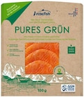 Pures Grün Räucherlachs im REWE Prospekt Pures Grün Räucherlachs von ArcticFish im aktuellen REWE Prospekt für 3,39 €