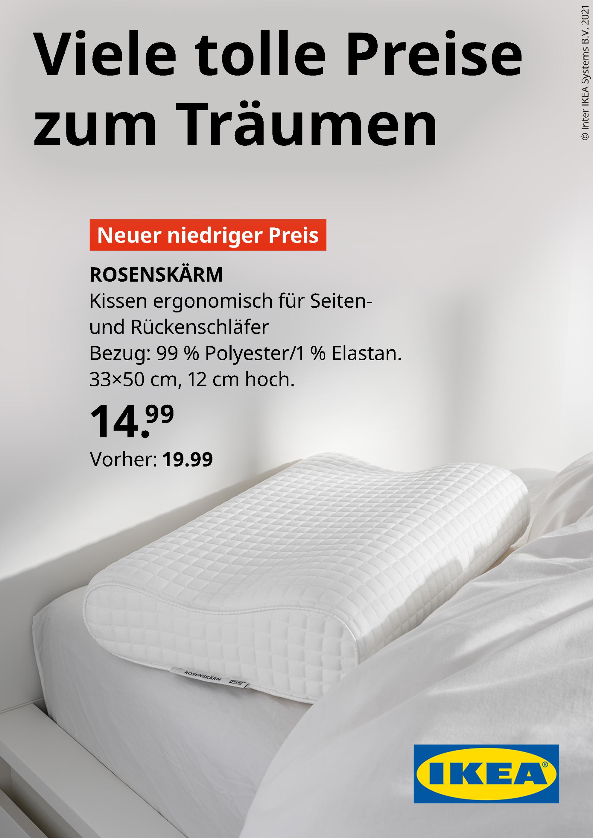 IKEA Prospekt für Soest mit 1 Seite IKEA Prospekt für Soest: "Viele tolle Preise zum Träumen", 1 Seite, 27.09.2021 - 04.10.2021