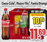 Coca-Cola, Mezzo Mix, Fanta Orange bei Trinkgut im Mühlheim Prospekt für 10,99 €