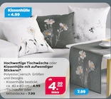 Kissenhülle bestickt im aktuellen Netto mit dem Scottie Prospekt